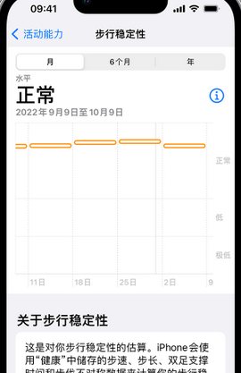 九寨沟iPhone手机维修如何在iPhone开启'步行稳定性通知'