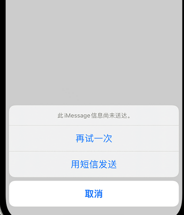 九寨沟apple维修iPhone上无法正常发送iMessage信息