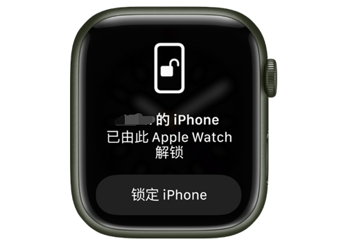 九寨沟苹果手机维修分享用 AppleWatch 解锁配备面容 ID 的 iPhone方法 